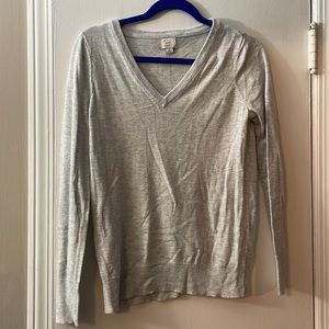 Lightly worn grey v neck sweater!